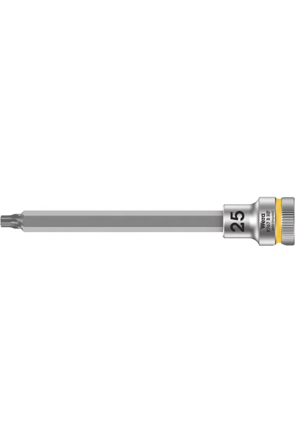 Wera 8767 B HF TORX® Uçlu Zyklop Lokma Bits, 3/8 Soketli, Tutma Fonksiyonlu, TX 25 x 107 mm