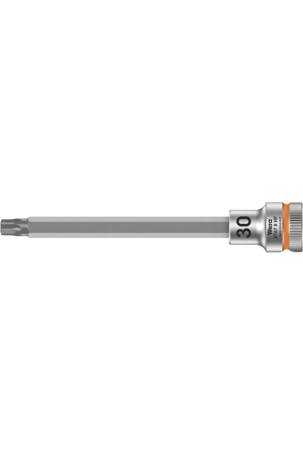 Wera 8767 B HF TORX® Uçlu Zyklop Lokma Bits, 3/8 Soketli, Tutma Fonksiyonlu, TX 30 x 107 mm