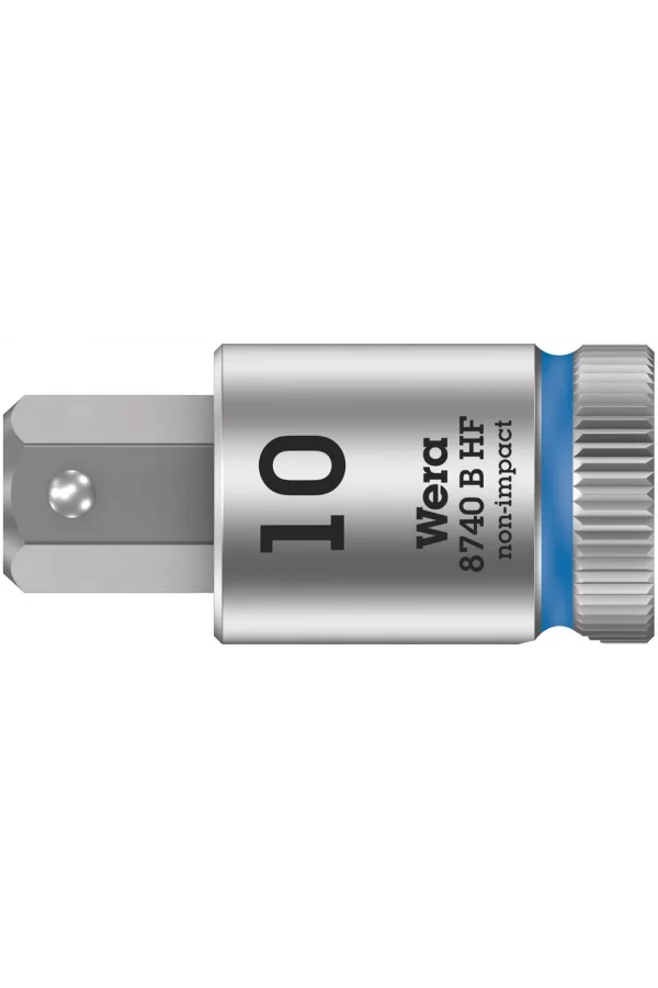 Wera 8740 B HF Altıgen Uçlu Zyklop Lokma Bits, 3/8 Soketli, Tutma Fonksiyonlu, 10 x 38.5 mm