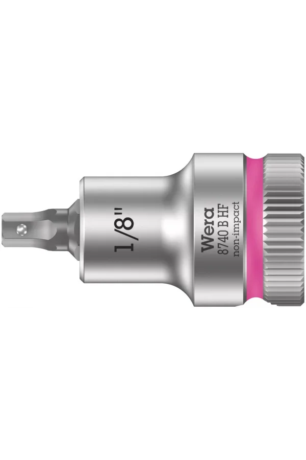 Wera 8740 B HF Altıgen Uçlu Zyklop Lokma Bits, 3/8 Soketli, Tutma Fonksiyonlu, 1/8 x 35 mm