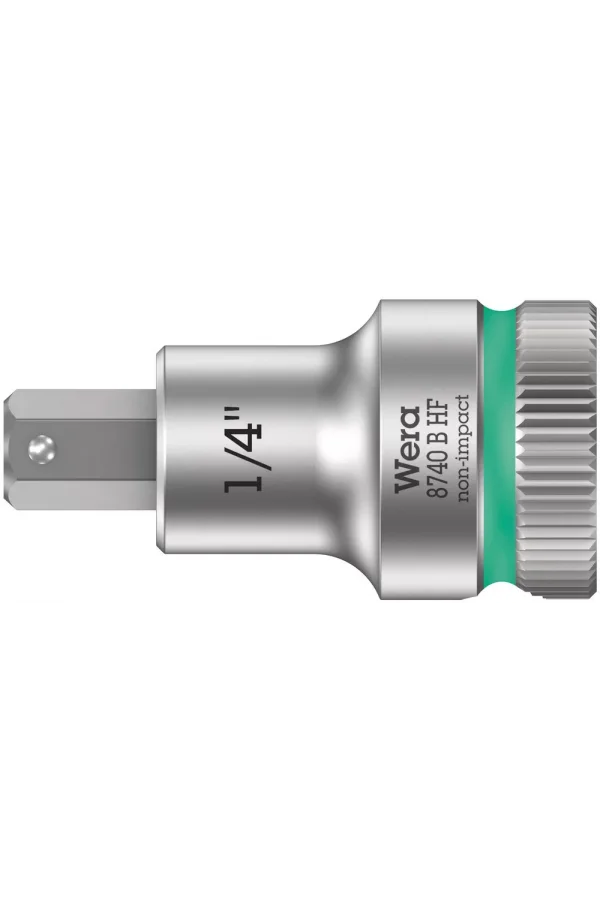 Wera 8740 B HF Altıgen Uçlu Zyklop Lokma Bits, 3/8 Soketli, Tutma Fonksiyonlu, 1/4 x 35 mm