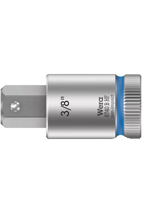 Wera 8740 B HF Altıgen Uçlu Zyklop Lokma Bits, 3/8 Soketli, Tutma Fonksiyonlu, 3/8 x 38.5 mm