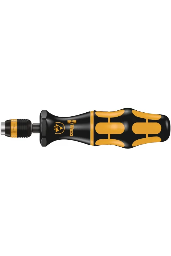Wera 7400 Serisi ESD Kraftform Fabrika Önayarlı Torklu Tornavida, Sap Uzunluğu 89 mm, 7452 ESD x 0.9-1.5 Nm