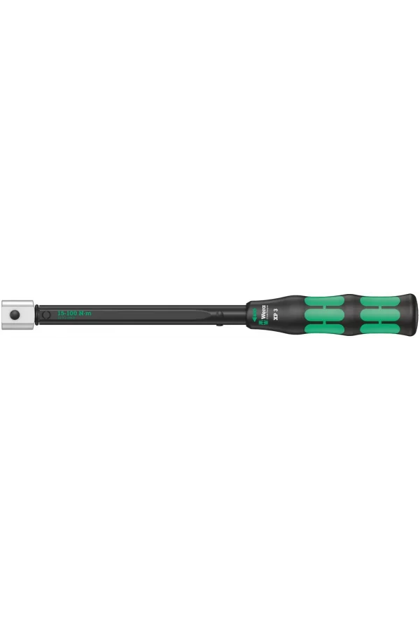 Wera Click-Torque XP 3 Değişken Geçmeli Uçlu Önayarlı Tork Anahtarı, 15-100 Nm, 15 Nm, 9x12 x 15.0 Nm x 15-100 Nm