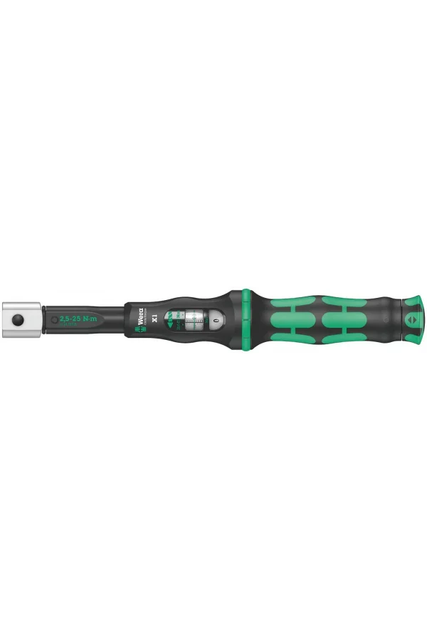Wera Click-Torque X 1 Değişken Geçmeli Uçlu Ayarlanabilir Tork Anahtarı, 2,5-25 Nm, 9x12 x 2.5-25 Nm