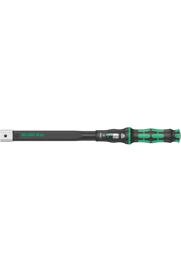 Wera Click-Torque X 4 Değişken Geçmeli Uçlu Ayarlanabilir Tork Anahtarı, 40-200 Nm, 14x18 x 40-200 Nm