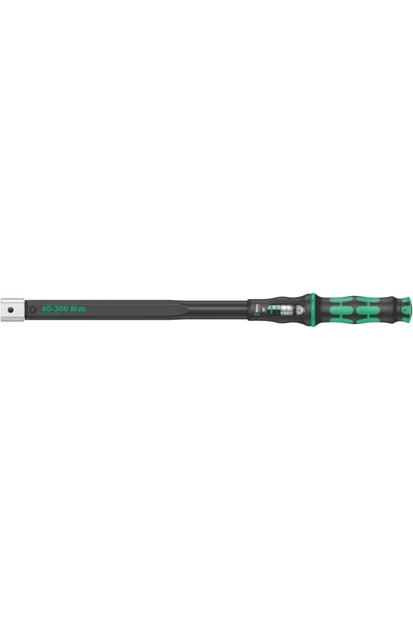 Wera Click-Torque X 5 Değişken Geçmeli Uçlu Ayarlanabilir Tork Anahtarı, 60-300 Nm, 14x18 x 60-300 Nm
