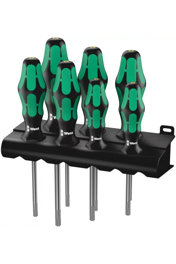 Wera 367/7 TORX® HF Kraftform Plus Tornavida Set, Tutma Fonksiyonlu + Raf