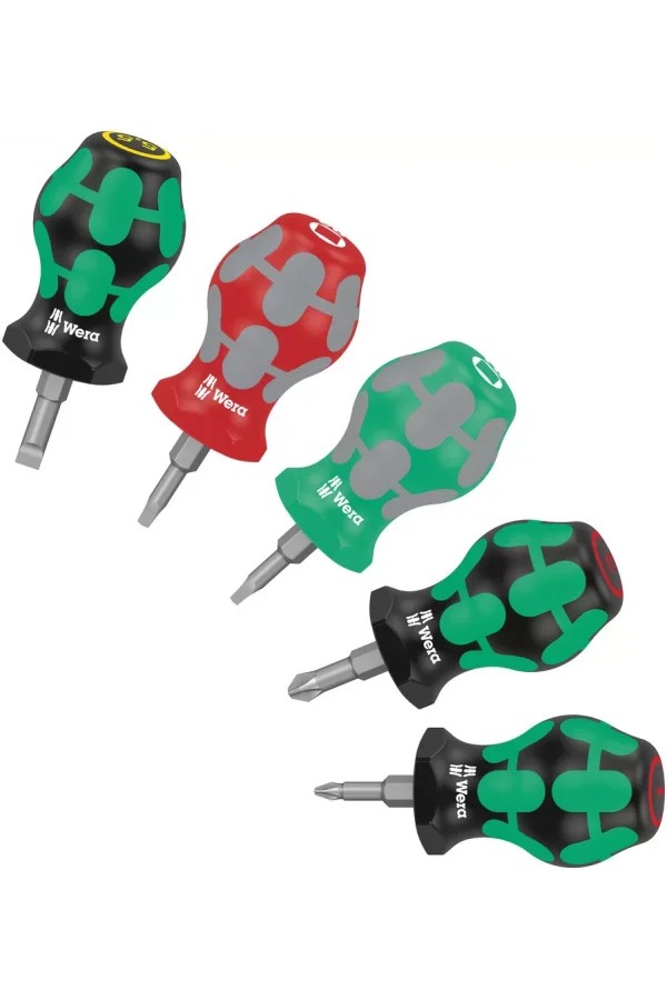 Wera Stubby/Topaç Set 3 Tornavida Seti