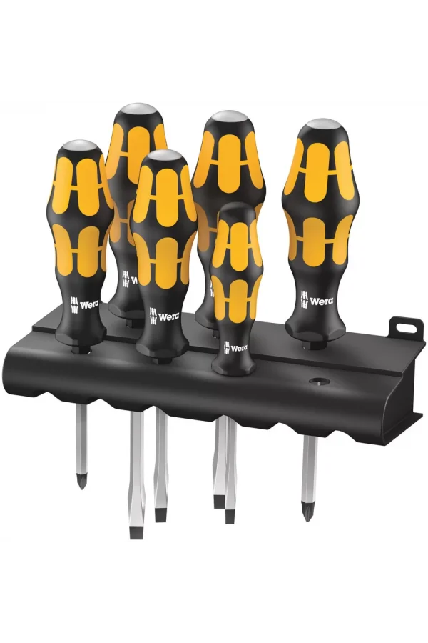 Wera 932/6 Tornavida Seti Kraftform Wera: Keski Tornavida + Raf