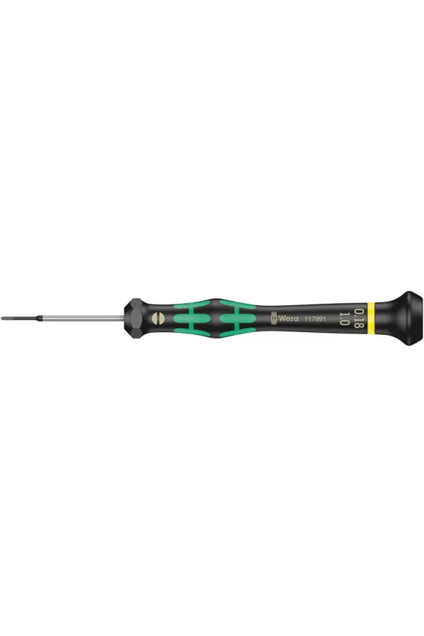 Wera 2035 Elektronikçi Düz Tornavida, 0.18 x 1 x 40 mm