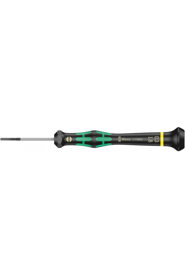 Wera 2035 Elektronikçi Düz Tornavida, 0.30 x 1.8 x 40 mm