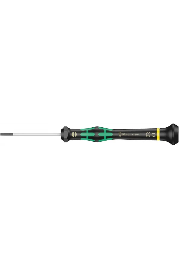 Wera 2035 Elektronikçi Düz Tornavida, 0.30 x 2 x 50 mm