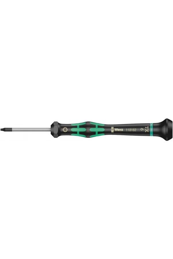 Wera 2067 Elektronikçi TORX® HF Tornavida Tutma Fonksiyonlu, TX 6 x 40 mm