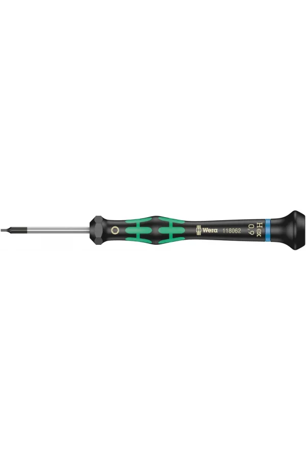 Wera 2054 Elektronikçi Altıgen Tornavida, 0.9 x 40 mm