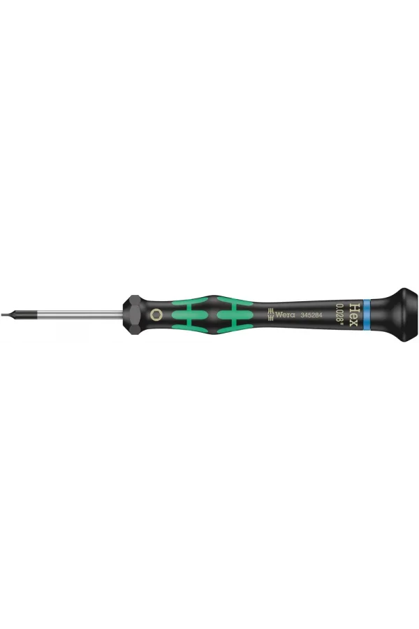 Wera 2054 Elektronikçi Altıgen Tornavida, 0.028 x 40 mm