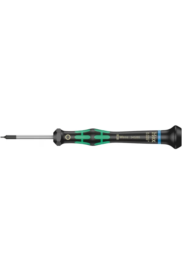 Wera 2054 Elektronikçi Altıgen Tornavida, 0.035 x 40 mm