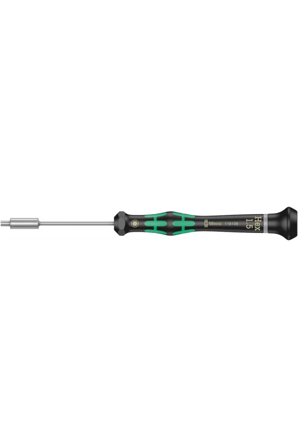 Wera 2069 Elektronikçi Lokmabaş Tornavida, 1.5 x 60 mm