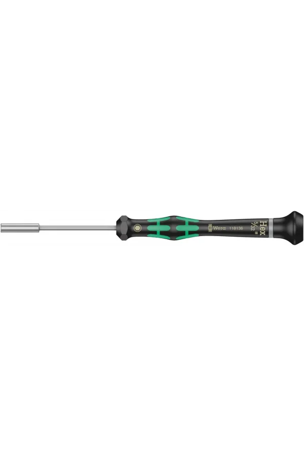 Wera 2069 Elektronikçi Lokmabaş Tornavida, 5/32 x 60 mm