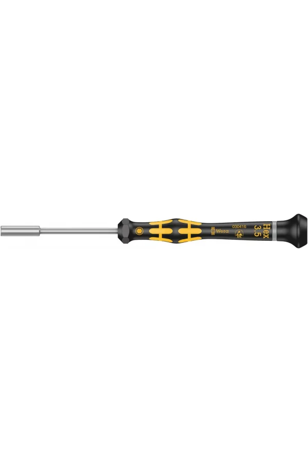 Wera 1569 ESD Kraftform Micro Lokmabaş Tornavida, 3.5 x 60 mm