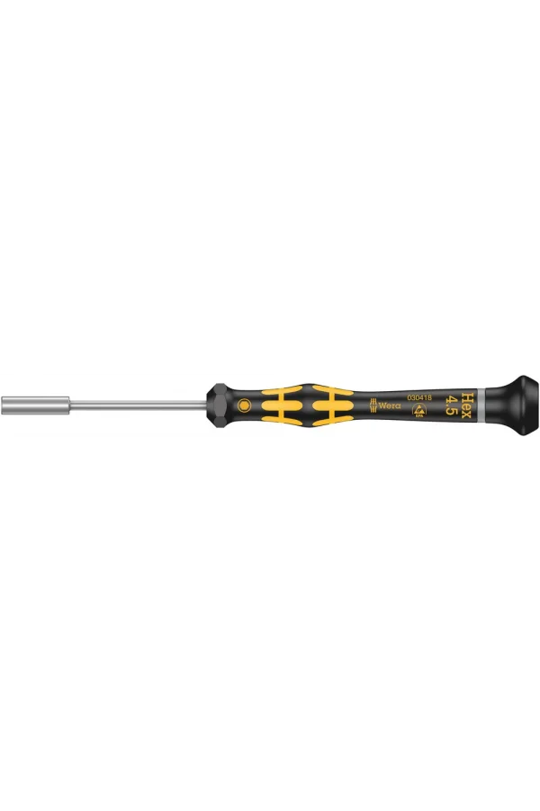 Wera 1569 ESD Kraftform Micro Lokmabaş Tornavida, 4.5 x 60 mm