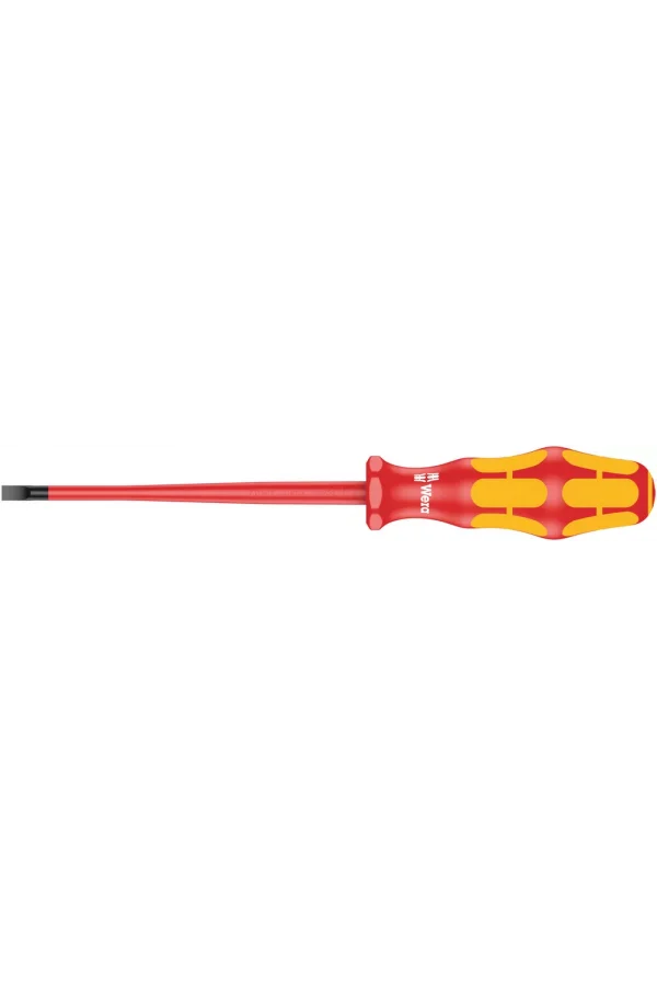 Wera 160 iS VDE Yalıtımlı Düz Tornavida, İnce Bıçaklı, 1 x 5.5 x 125 mm