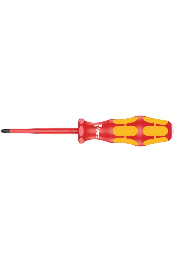 Wera 162 iS PH VDE Yalıtımlı Yıldız Tornavida, İnce Bıçaklı, PH 1 x 80 mm