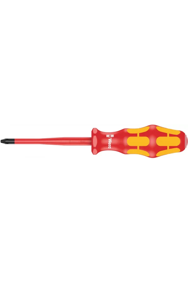 Wera 162 iS PH VDE Yalıtımlı Yıldız Tornavida, İnce Bıçaklı, PH 2 x 100 mm