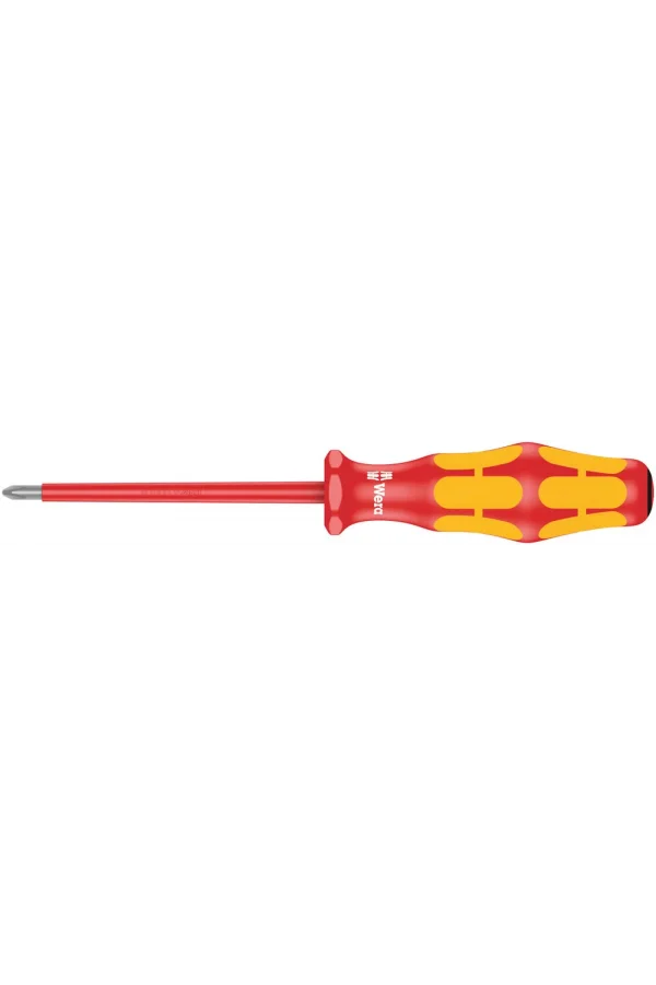 Wera 165 i PZ VDE Yalıtımlı Pozidriv Tornavida, PZ 0 x 80 mm