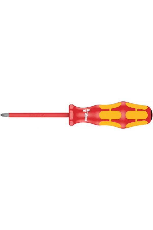 Wera 165 i PZ VDE Yalıtımlı Pozidriv Tornavida, PZ 1 x 80 mm