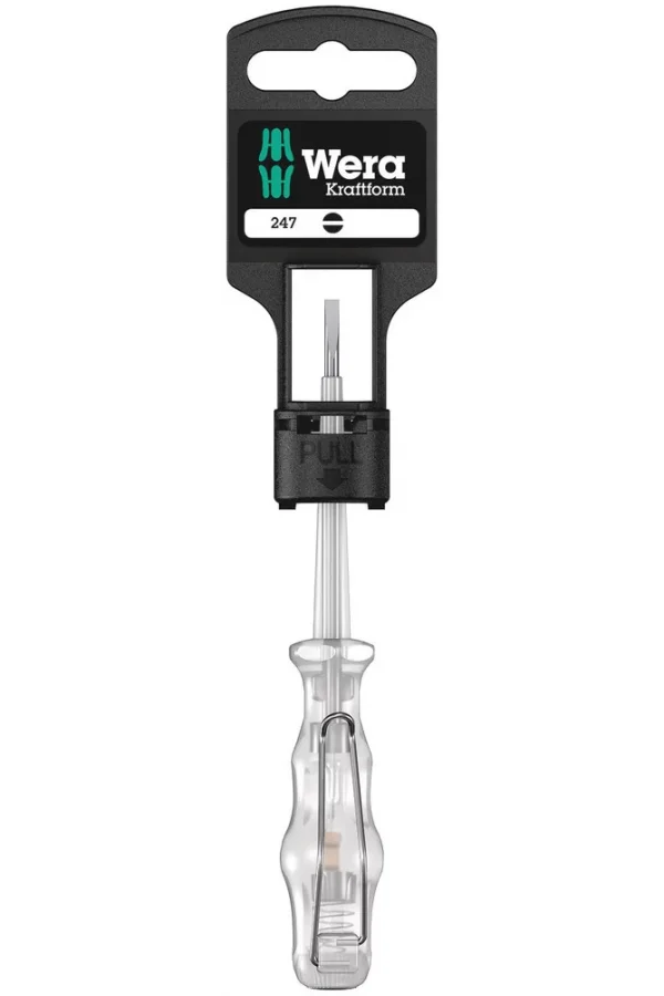 Wera 247 SB Tek Fazlı Kontrol Kalemi, 0.5 x 3 x 70 mm
