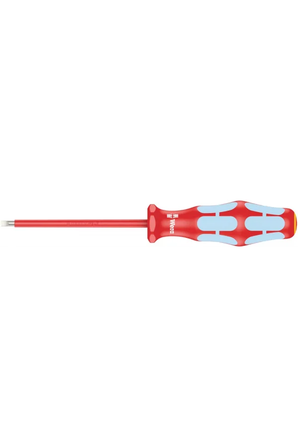 Wera 3160 i VDE Yalıtımlı Düz Tornavida, Paslanmaz, 0.5 x 3 x 80 mm
