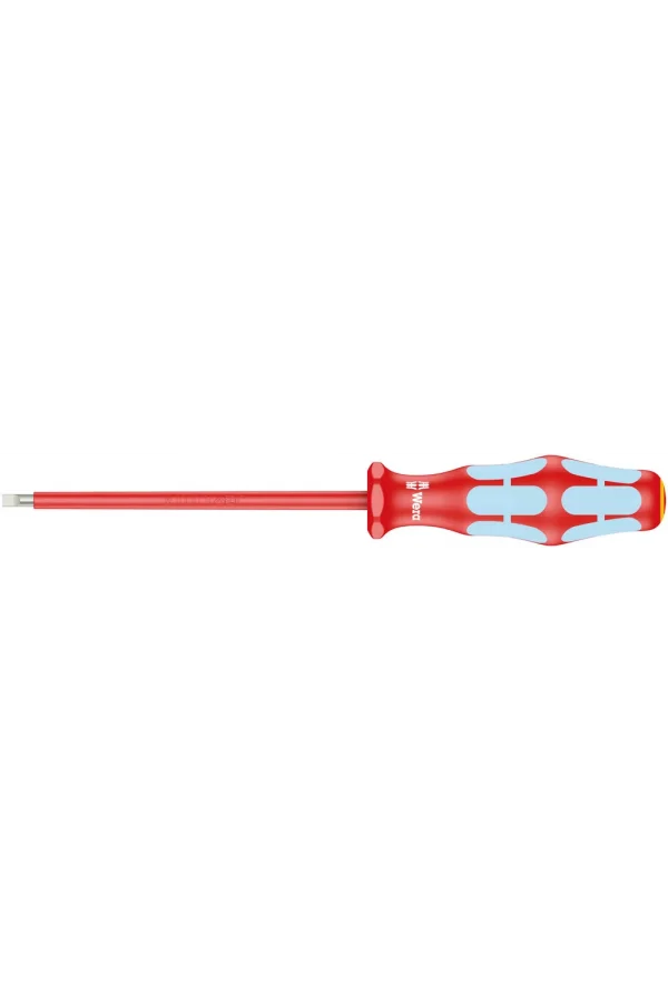 Wera 3160 i VDE Yalıtımlı Düz Tornavida, Paslanmaz, 0.6 x 3.5 x 100 mm