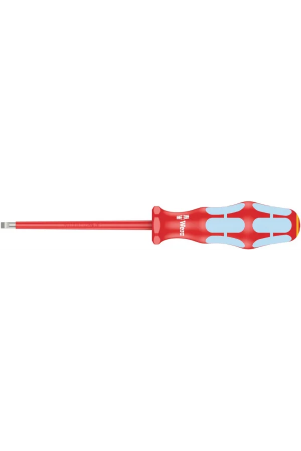 Wera 3160 i VDE Yalıtımlı Düz Tornavida, Paslanmaz, 0.8 x 4 x 100 mm