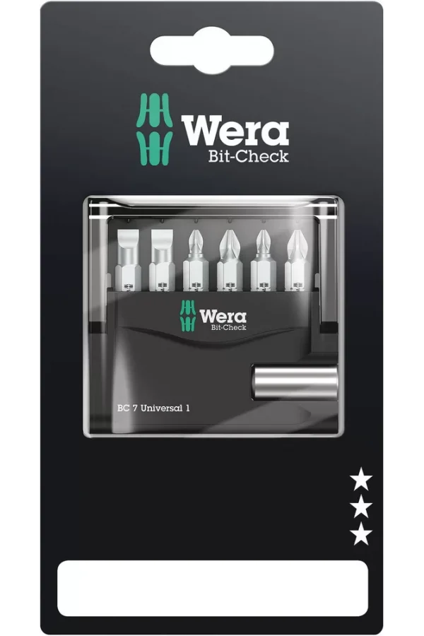 Wera Bit-Check 7 Üniversal 1 SB