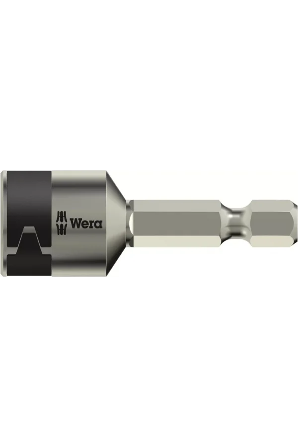 Wera 3869/4 Nutsetter/Bits Bağlantılı Lokma, Paslanmaz, 7 x 50 mm