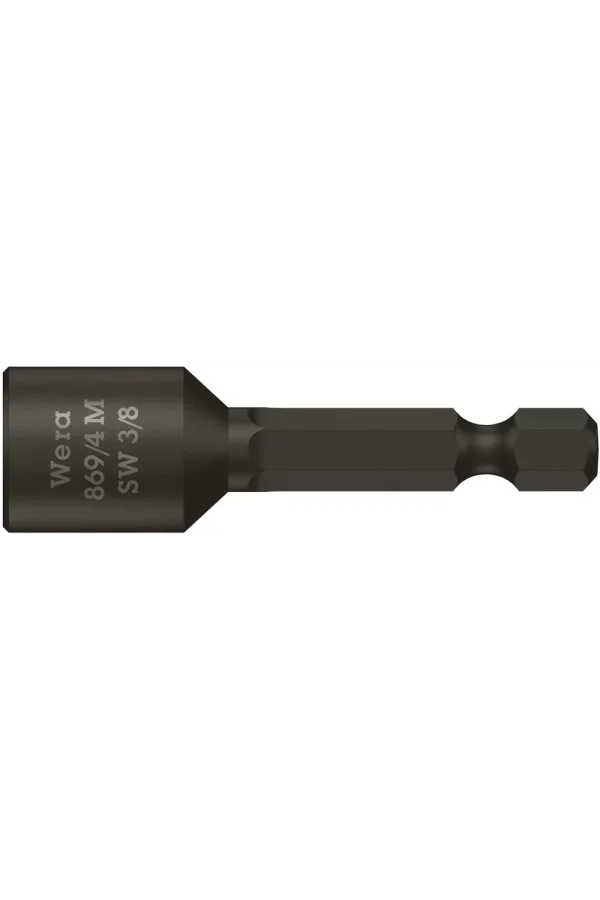 Wera 869/4 M Nutsetter/Bits Bağlantılı Lokma, Mıknatıslı, 3/8 x 50 mm