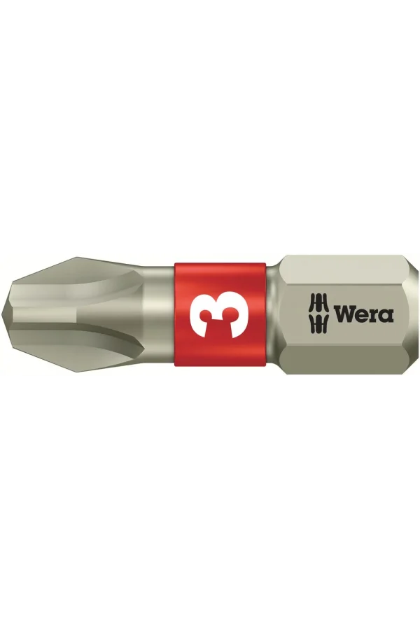 Wera 3851/1 TS Bits, Paslanmaz, PH 3 x 25 mm
