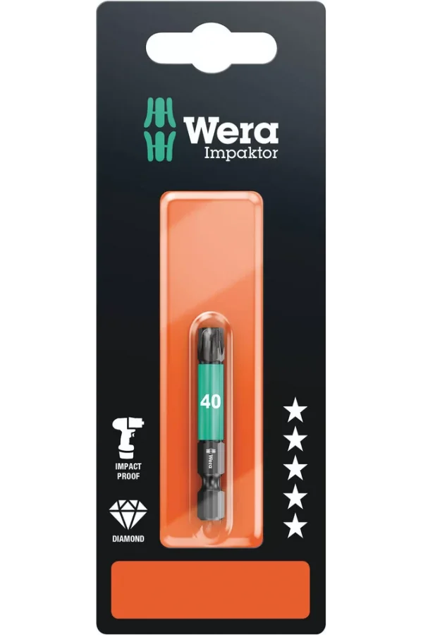 Wera 867/4 IMP DC SB Impaktor Bits, TX 40 x 50 mm