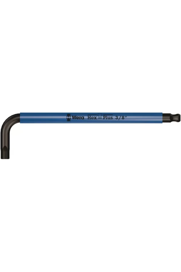 Wera 950 SPKL Renkli Allen Anahtar, inç, BlackLaser, 3/8 x 224 mm