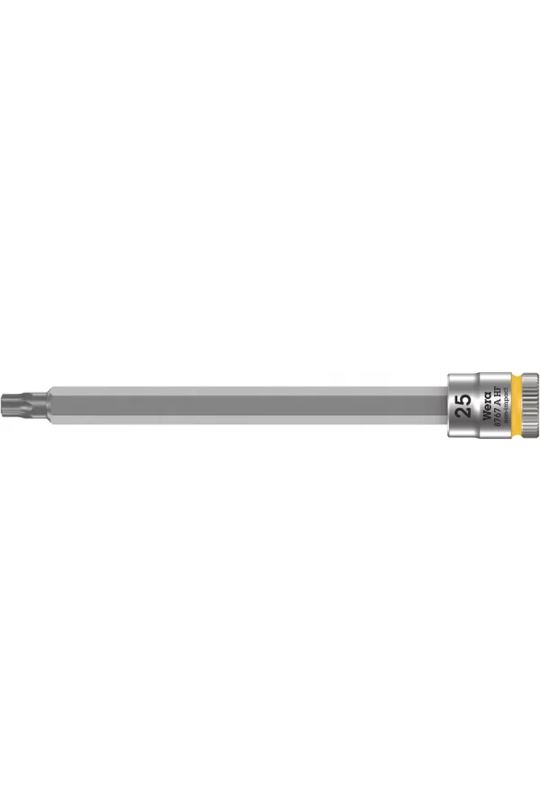 Wera 8767 A HF TORX® Uçlu Zyklop Lokma Bits, 1/4 Soketli, Tutma Fonksiyonlu, TX 25 x 100 mm