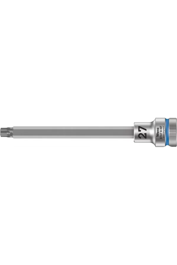 Wera 8767 B HF TORX® Uçlu Zyklop Lokma Bits, 3/8 Soketli, Tutma Fonksiyonlu, TX 27 x 107 mm