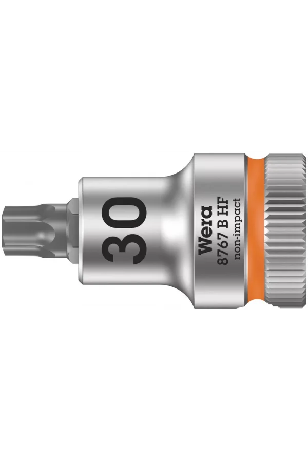 Wera 8767 B HF TORX® Uçlu Zyklop Lokma Bits, 3/8 Soketli, Tutma Fonksiyonlu, TX 30 x 35 mm