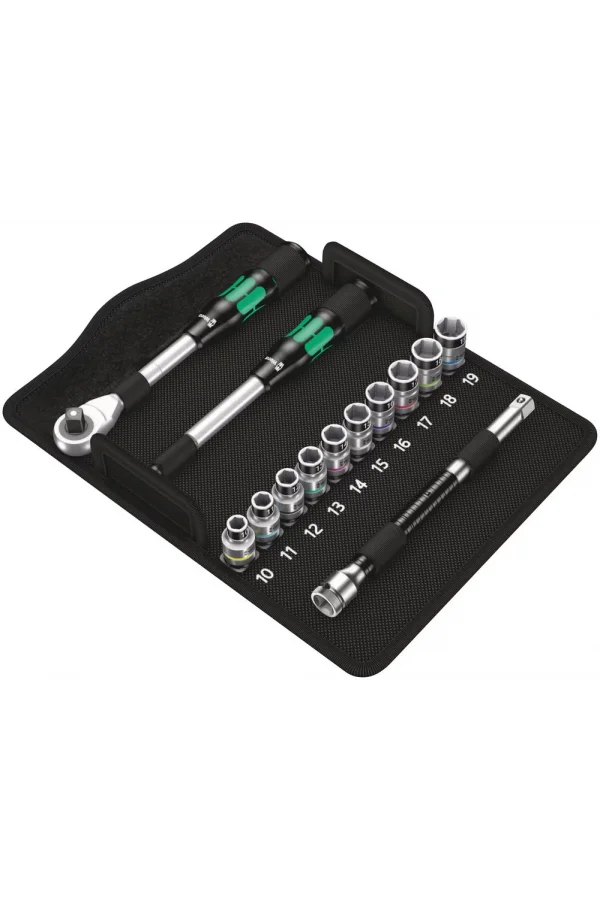 Wera 8006 SC 1 Zyklop Hybrid Cırcır Seti, 1/2 Sürücülü, metrik
