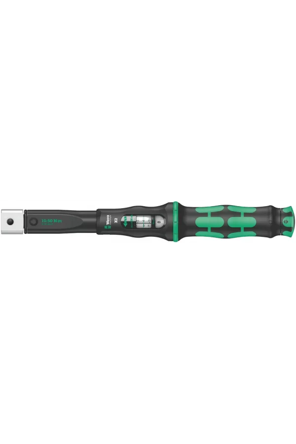 Wera Click-Torque X 2 Değişken Geçmeli Uçlu Ayarlanabilir Tork Anahtarı, 10-50 Nm, 9x12 x 10-50 Nm