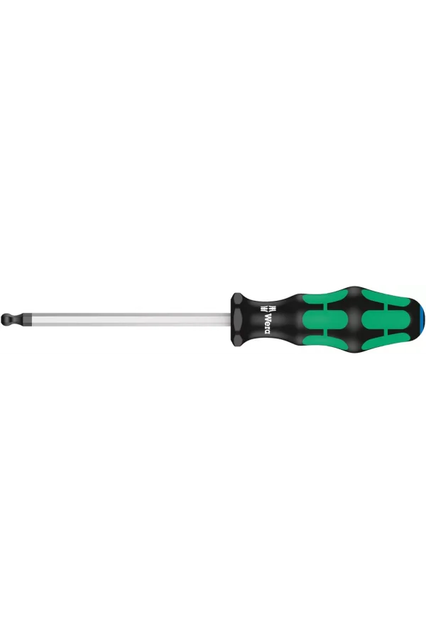 Wera 352 Altıgen Topbaş Tornavida, 1/4 x 125 mm