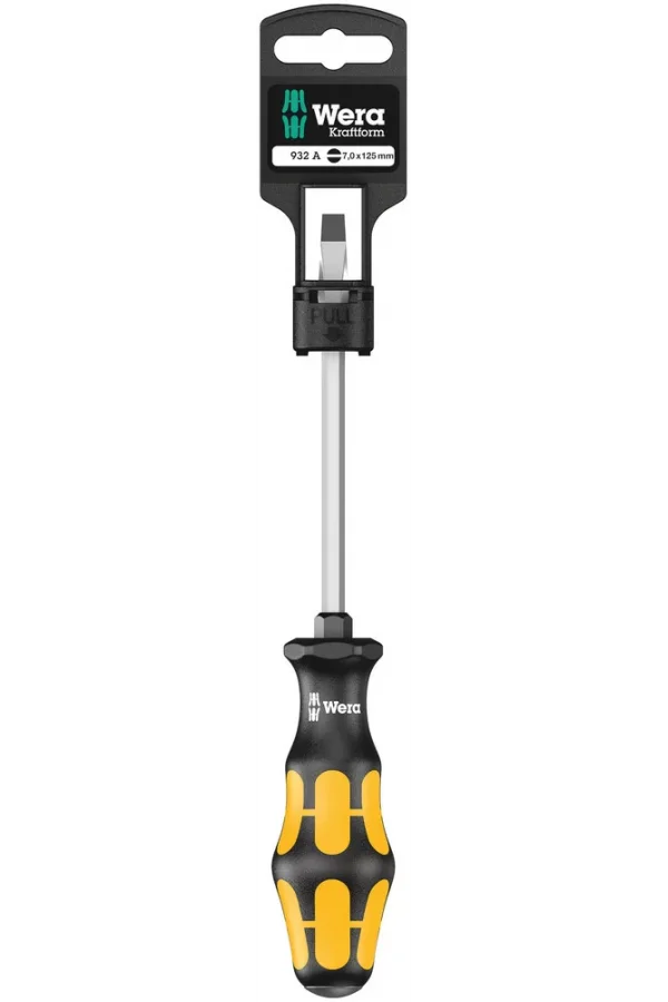 Wera 932 A SB Düz Tornavida, 1.2 x 7 x 125 mm