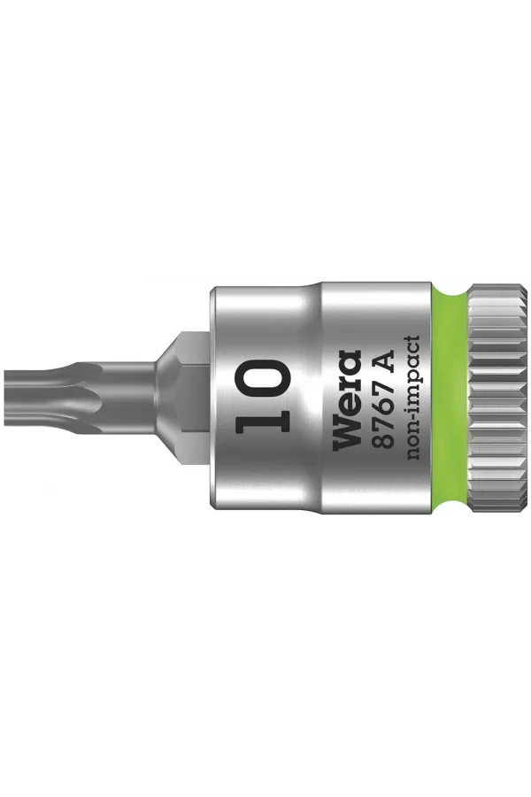 Wera 8767 A TORX® Uçlu Zyklop Lokma Bits, 1/4 Soketli, TX 10 x 28 mm