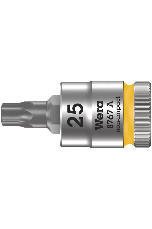 Wera 8767 A TORX® Uçlu Zyklop Lokma Bits, 1/4 Soketli, TX 25 x 28 mm