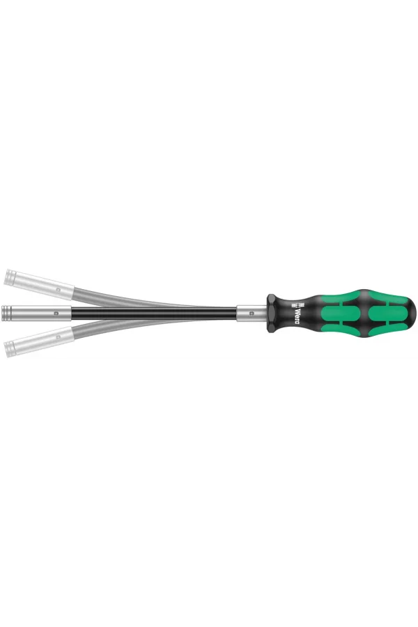 Wera 393 S Esnek Şaftlı Bits Tutuculu Tornavida, Ekstra İnce, 1/4 x 173.5 mm